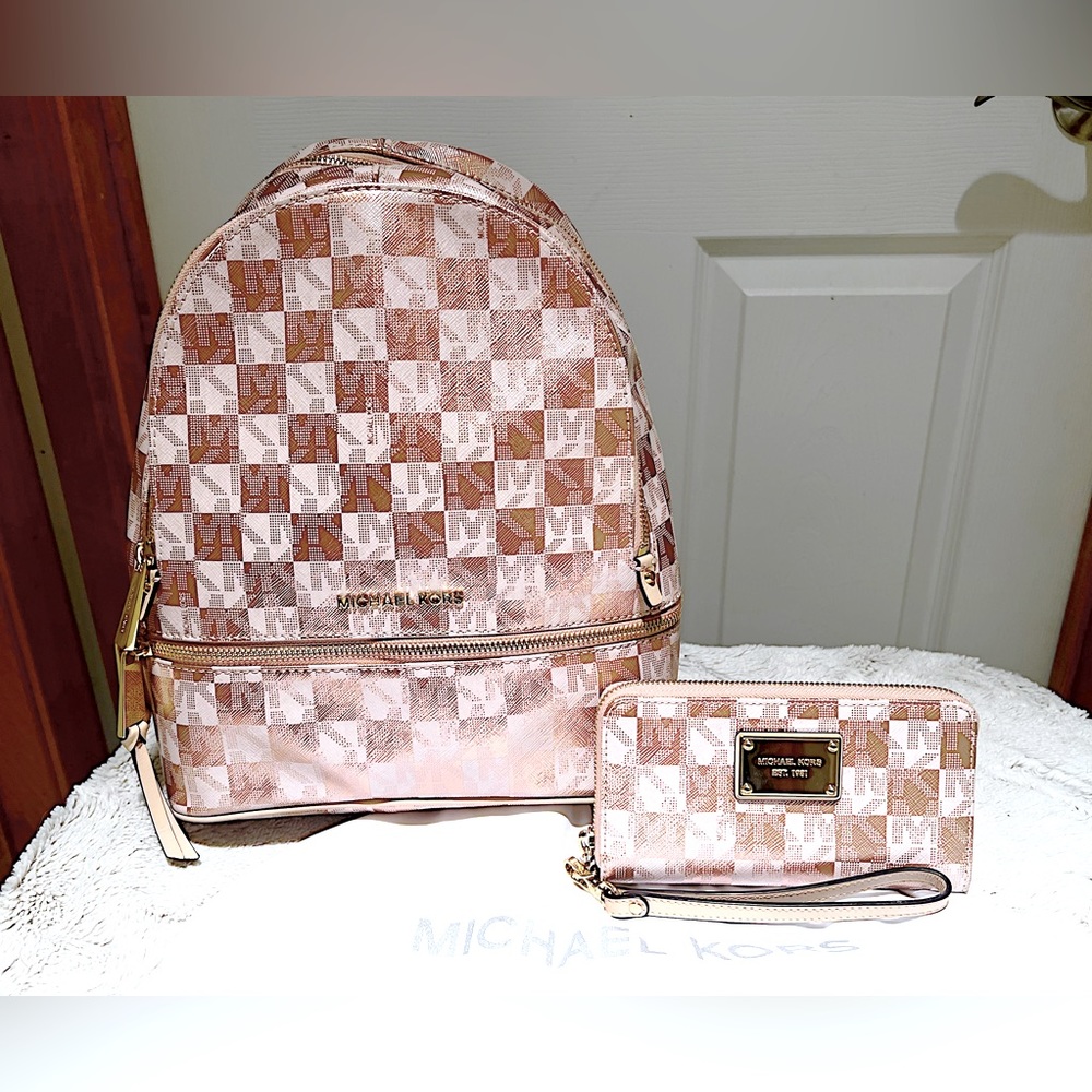 Michael Kors Backpack and Wallet